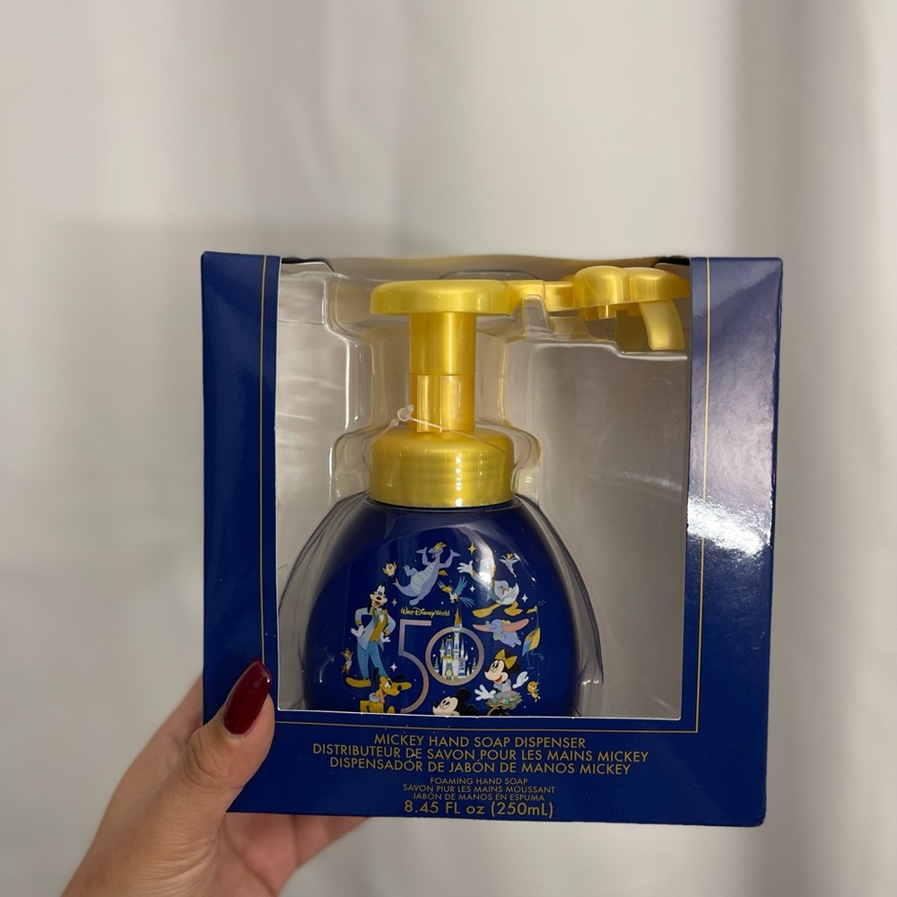 50th anniversary disney foam soap
